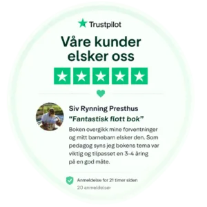 Trustpilot: Våre kunder elsker oss – 5 av 5 stjerner