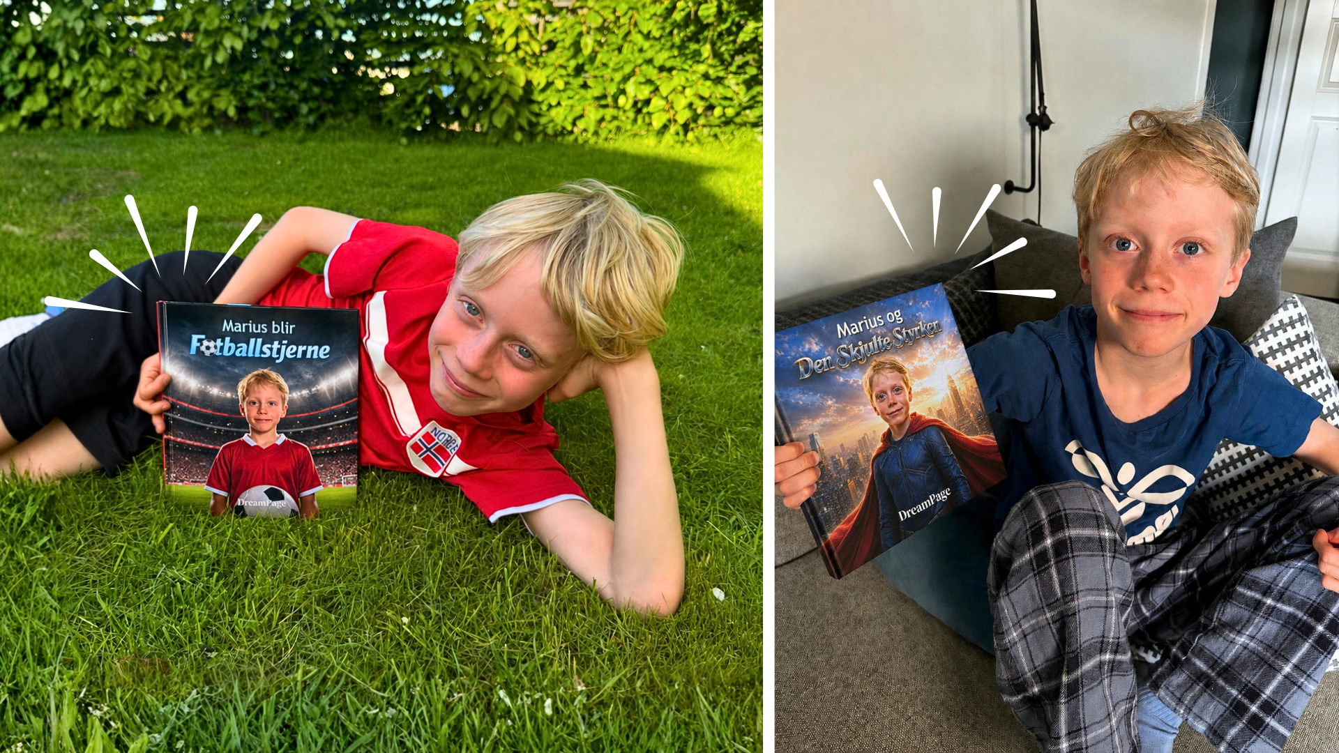 Lag en bok der barnet ditt er helten